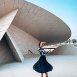 Aparnaa Bajpai Instagram - Desert Rose 🥀 Found in the deserts of the Persian gulf, way underneath the sand; are these naturally formed rocks called dessert rose. If you love architecture, believe me you would wanna watch this magnificent beauty of a museum, built intricately; layered upon layers: depicting, mimicking, replicating a dessert rose. . . . The museum doesn’t fail to impress as well and educate the visitors about the history and culture of the peninsula and the art and risks of pearl diving to the discovery of oil and gas. Quite impressive. But let’s come back to the architect and admire a little more😍 . . . #traveller #travel #architecture #architecturephotography #shotoniphone #lightroom #doha #qatar #nmoq #nationalmuseumofqatar #desertrose #travelbucketlist National Museum of Qatar