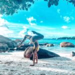 Aparnaa Bajpai Instagram - Earth: you got this! I am there to catch you when you fall but always keep trying😇 . . . #seychelles #ladigue #praslin #travel #traveller #travelbucketlist #beach #beachbum La Digue