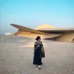 Aparnaa Bajpai Instagram - Desert Rose 🥀 Found in the deserts of the Persian gulf, way underneath the sand; are these naturally formed rocks called dessert rose. If you love architecture, believe me you would wanna watch this magnificent beauty of a museum, built intricately; layered upon layers: depicting, mimicking, replicating a dessert rose. . . . The museum doesn’t fail to impress as well and educate the visitors about the history and culture of the peninsula and the art and risks of pearl diving to the discovery of oil and gas. Quite impressive. But let’s come back to the architect and admire a little more😍 . . . #traveller #travel #architecture #architecturephotography #shotoniphone #lightroom #doha #qatar #nmoq #nationalmuseumofqatar #desertrose #travelbucketlist National Museum of Qatar
