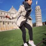Aparnaa Bajpai Instagram - The wind and I are always in sync. It’s never a wrong time to blow off one more candle cuz as they say, age is just a number. Celebrating Italian style💃 . . . #leaningtowerofpisa #pisa #tuscany #italy #travelvlog #travelphotography #travelbucketlist #travelblogger #travel #traveller Leaning Tower of Pisa