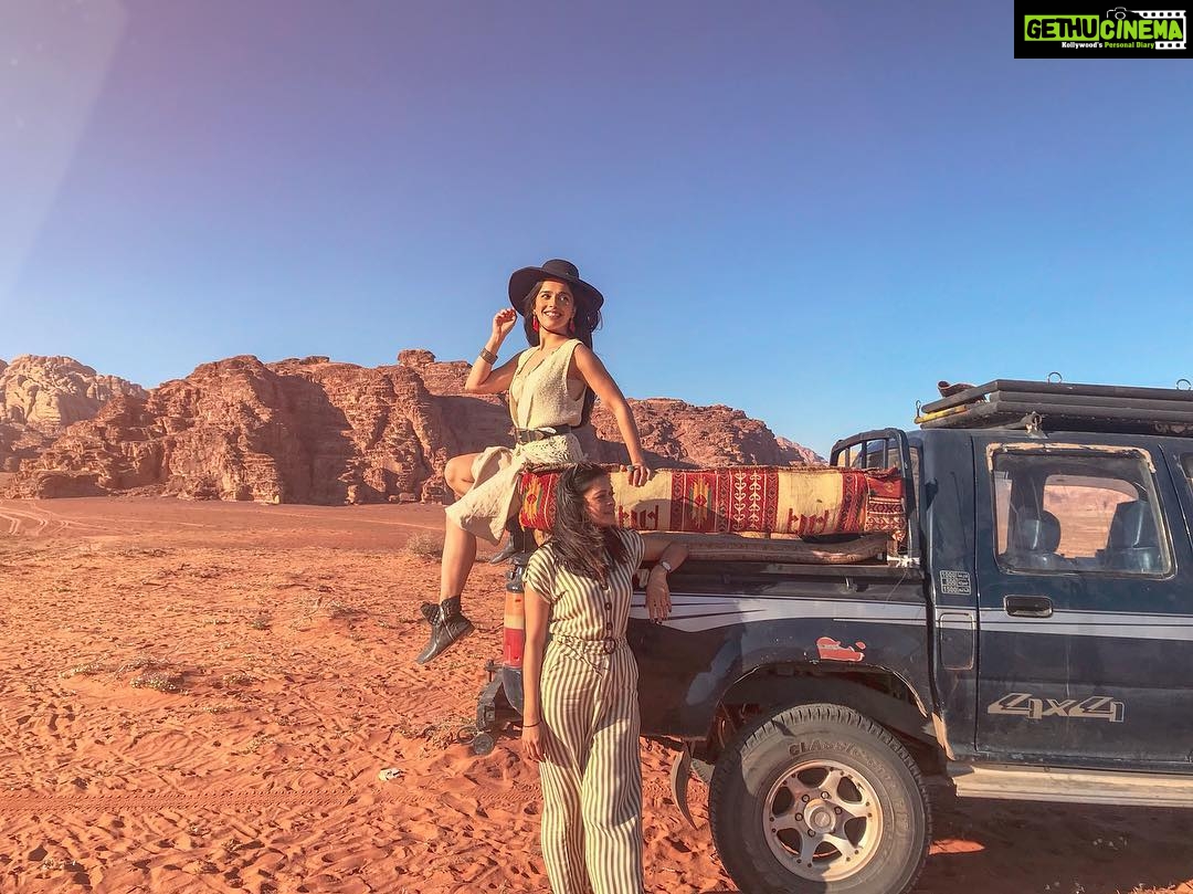 Aparnaa Bajpai Instagram - To the friends who’ll be with you in all parts of your journey. The ups and downs, through thick and think, in bads and goods, from young to old... #wordsbyaparnaa . . . #wadirum #travelshot #travel #travelphotography #travelblogger #travelvlog #travelbucketlist #jordan Wadi Rum, Jordan