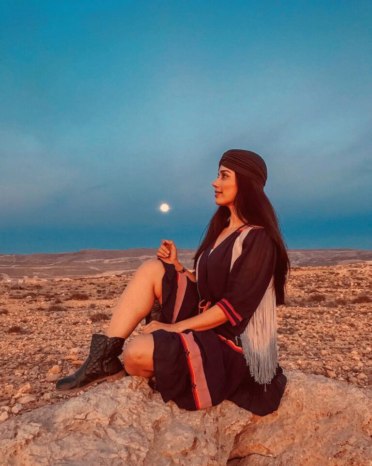 Aparnaa Bajpai Instagram - To the moon & back👩🏼‍🚀See y’all later👋🏻 . . . #travelshot #travel #travelphotography #travelgram #petra #jordan Jordan