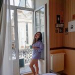 Aparnaa Bajpai Instagram - Life is good when you wake up in beautiful city in a cozy comfy bed to a cup of coffee with a photographer at hand😍 PS: who needs clothes when you have Bae’s🐒 #travel #georgia #tbilisi