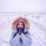 Aparnaa Bajpai Instagram - There's snow possible way I could enjoy Winters better. New found love for cold and freezing nose🐷 . . . #travel #traveller #mytravelstories #glocalchild #travelbucketlist #travelholic #travelgram #travelshot #blogger #goglocal #russia #murmansk #tundra #arctic #sonyalpha Tundradalskyrkja