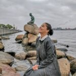 Aparnaa Bajpai Instagram - Trying to be a mermaid🧜‍♀️ #travel #glocalchild #traveller #mytravelstories #glocalchild #travelbucketlist #travelholic #travelgram #travelshot #blogger #goglocal #copenhagen #denmark The Little Mermaid (statue)