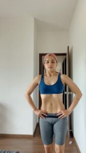Aparnaa Bajpai Instagram - Agnisar Kriya.
Tones abdominal muscles like crazyyy and makes your core stronger like you could fly:)
This used to be relatively easier for me, earlier. Now that I tried it again, I have realized the reason why I’m feeling lesser control in my core these days.
This reminds me when my teacher used to say:- take a break from everything else but no break from yoga.
