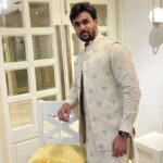 Arav Instagram - Thank you @zafirandshadab for this wonderful outfit.. #arav #wedding #indowestern #indianwedding
