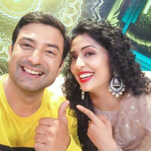 Aravind Akash Instagram - Fun time 🤣🤣🤣in star magic show in flowers channel 🙃🙃🙃
