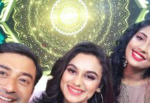 Aravind Akash Instagram - Fun time 🤣🤣🤣in star magic show in flowers channel 🙃🙃🙃