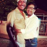Aravind Akash Instagram - With my big brother@ samuthirakani 🤗🤗🤗🤗🤗🤗