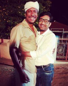 Aravind Akash Instagram - With my big brother@ samuthirakani 🤗🤗🤗🤗🤗🤗