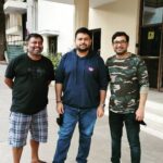 Aravind Akash Instagram – @musicthaman @praveenkl  Good time as old dys 🤗☺️