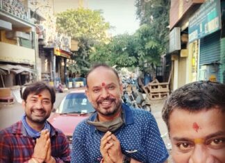 Aravind Akash Instagram - Blessings to all from kaaligambaal temple 🙏 Kalikambal Temple