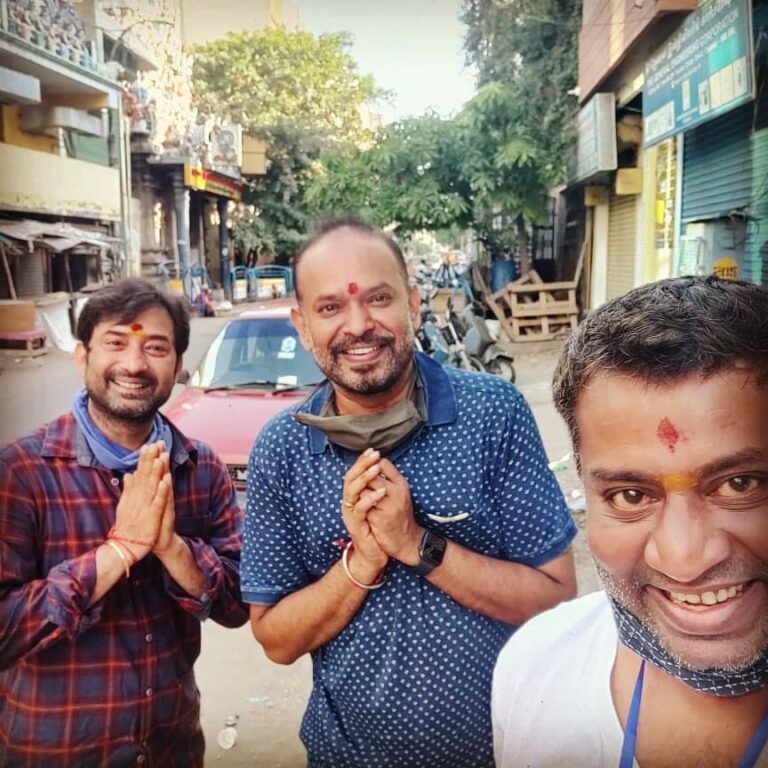 Aravind Akash Instagram - Blessings to all from kaaligambaal temple 🙏 Kalikambal Temple