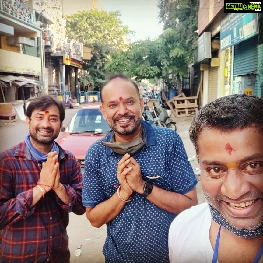 Aravind Akash Instagram - Blessings to all from kaaligambaal temple 🙏 Kalikambal Temple