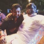 Aravind Akash Instagram - At shoot #Adhikaram with #Gajaraja Sir @jchrisjerome @spbcharan @omprakash523 @rajeshyadavdop Chennai, India