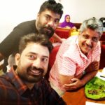 Aravind Akash Instagram - Meeting after years😍😍😍😍with my partner darling sampath and jc😇