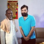 Aravind Akash Instagram - With the one and only King of kings #isaignani 🙏
