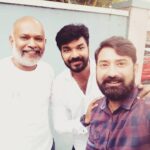 Aravind Akash Instagram - Party dubbing With @venkat_prabhu and @actorjai