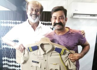 Aravind Akash Instagram - Thanks a lot 😊to WUNDERBAR FILM 🙏 and Thanks a lot 😊 to PA. RANJITH for letting share this picture on our SUPER STAR BIRTHDAY 🙏 HAPPY BIRTHDAY SIR🙏🙏 #shivajiraogaekwad #rajini #superstar #fan #costume #autograph #newspaper #article #grateful #dtnext #thankyourajinisir @rajinikanth_official @rajinikanth_fans_ @rajinikanthfanclub @rajini_biggest_superstar_india
