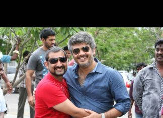 Aravind Akash Instagram - For the world his THALA, for me his my BIG Brother ❤️ Blessed to be part of Mankatha memories 🙏🏼 Love you always Anna, ops sorry Thala! Thanks @venkat_prabhu for flashing me up and thanks @sakthi_saravanan #thala #thalafans #thalaajith #ajith #cinema