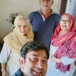 Aravind Akash Instagram - Met my lovely souls after a very long time, a picture perfect with my granny, uncle and mother ♥️♥️♥️