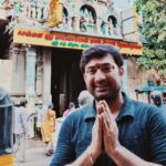 Aravind Akash Instagram - Blessings to all from kalikambal temple 🙏🏻🙏🏻🙏🏻🙏🏻🙏🏻 Kalikambal Temple