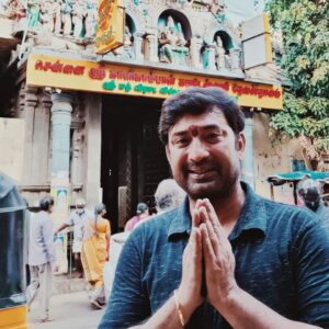Aravind Akash Instagram - Blessings to all from kalikambal temple 🙏🏻🙏🏻🙏🏻🙏🏻🙏🏻