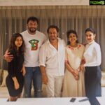 Arjun Sarja Instagram - One of the best birthday surprises. Thanks to my sweetest brother Darshu @darshanthoogudeepashrinivas for making the evening extra special and memorable. And thanks to my lovely daughters for making this happen @aishwaryaarjun @anj204
