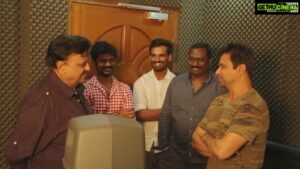 Arjun Sarja Instagram - It was always great working with you sir...you will continue to live on in all of our hearts, and through your voice eternally...I cannot express in words how much we will miss you Sir 🙏🏽