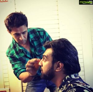 Arjun Sarja Instagram - I’m missing my sweetest boy on my birthday. Missing your wishes Chiru Magane.. @chirusarja