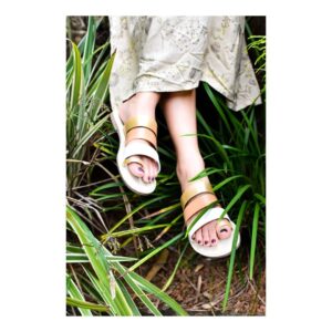 Arthana Binu Instagram - Thanks to mom's gardening skills! I dont have to go searching for a frame with green in abundance any where else other than home. 
And thank you to @themadrastrunk  for adding one to my sandal collection. Its comfortable, classy and light weight
.
.
.
.
And the pact between me and my sister  is not gonna change unless her shoe size changes. Who ever wears the sandal first while going out gets that for the day. You know!! Kind of sibling's racing for sandal Is wierd and cool! But it's fun 👼
.
.
PC : @thenithinsyam 
.
.
Swipe right to get a closer view of the classy sandal.