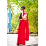 Arthana Binu Instagram - Wrapped in red💃 . . . 📷 : @thenithinsyam