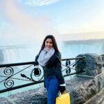 Arthana Binu Instagram – 🌊☃️❄️
. 
. 
. 
. 
📷: @leya_dcruz Niagara Falls, Ontario, Canada