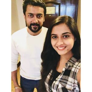 Arthana Binu Instagram - Charmer 💫 Both on and off-screen . . . Forever an admirer of his art ❤ Now connected professionally by #kadaikuttysingam