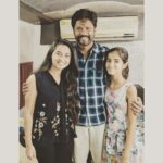 Arthana Binu Instagram - The one whom I bashed to death in Thondan is back alive in kadaikuttysingam A much treasured reunion❤ Wedding bells are ringing for our big Bro 💑💫 @soundararaja_actor