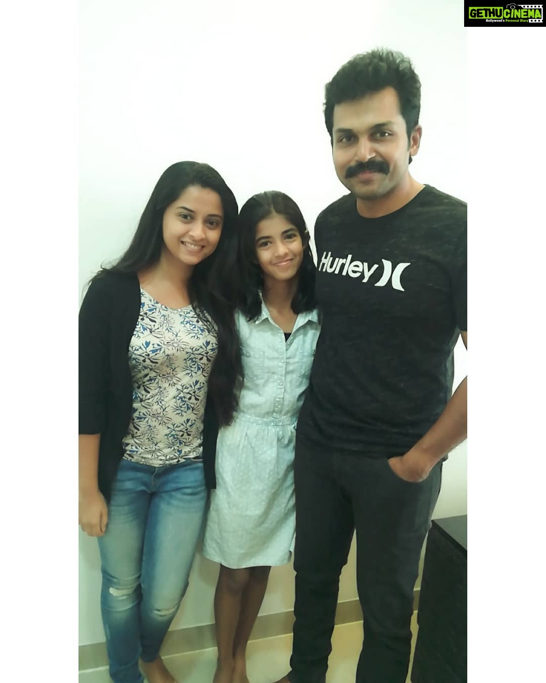 Arthana Binu Instagram - Glad to inform that I have already started shooting for my fourth project in Tamil, with Karthi sir, directed by Pandiraj sir and bankrolled by 2D Entertainment. Each film is a new chapter of life. So is this. Need your support and blessings 💫