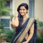 Arthana Binu Instagram - Girls look more pretty when they flaunt their mom's saree☄ . . . . . Isn't it ?? PC @sibicheeran