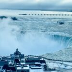 Arthana Binu Instagram - Such a Mystical view of nature 🌀❄️🌊 . . . 📷: @leya_dcruz Niagara Falls, Ontario, Canada