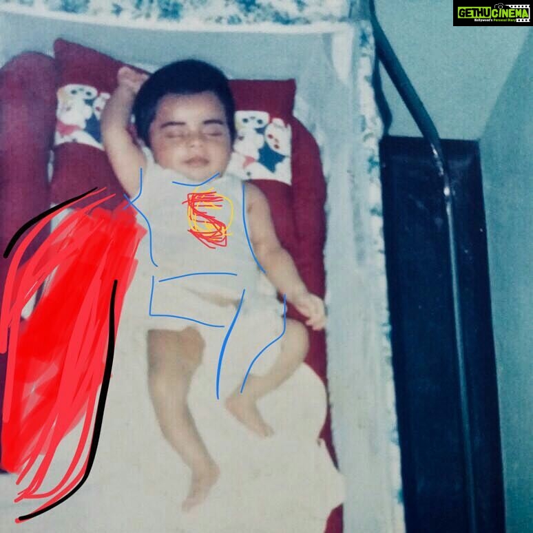 Arthana Binu Instagram - When arthubabie was a baby👶 Happy 👫 day! Superbaby since then 😎