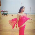 Arthana Binu Instagram - Wasn't actually posing! Was actually letting my eyes relax! The sunlight hurt my eyes! Clicked in between vanitha fashion page photo shoot Makeup: @jo_makeup_artist jo chetan😍