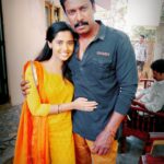 Arthana Binu Instagram - Reserved this pic for this big day! I committed Thondan without even listening to the script because I got the offer for this character from someone like Samuthirakani sir without even seeing me in person or seeing my previous work! Lucky to have got him as my onscreen brother! I respect and has that affection towards him same as I would have felt if I had an elder brother! Such an amazing human he is! Lucky I am! to debut in his film 😍