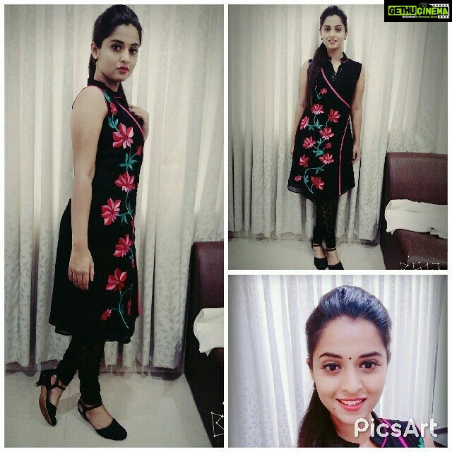 Arthana Binu Instagram - Today's look for Promotion! Just few more hours for thondan's release😆 Chennai, India