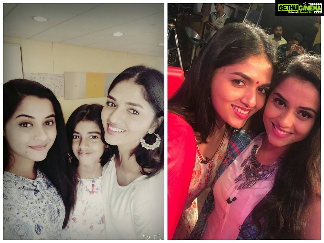 Arthana Binu Instagram - Love promoting thondan😊 especially when I am accompanied by this sweetperson 😍 Hello FM