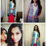 Arthana Binu Instagram - Promoting Thondan on full swing 😊 Styled by my own sister! meeghal (jinju) Makeup and hair by Amma 😍@alwaysbinudaniel