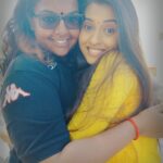 Arthana Binu Instagram - It's wonderful to have a lady AD on set! Especially when she matches my level of craziness! One among those numerous selfies clicked the moment we got break! To our friendship and craziness! This expression of us is perfect to express how excited we are about thondan's release! 5 DAYS TO GO 😍