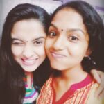 Arthana Binu Instagram - Crazy us😂 I love my vanikochu 😙