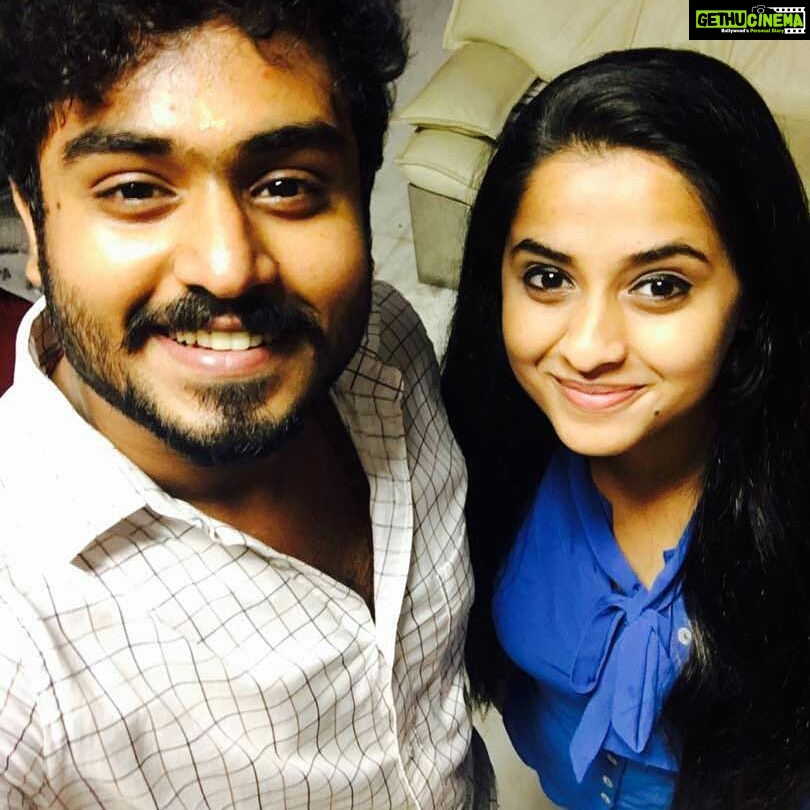 Arthana Binu Instagram - A day well spent! Met my onscreen hero and offscreen friend after so long 😊 @gokul.suresh