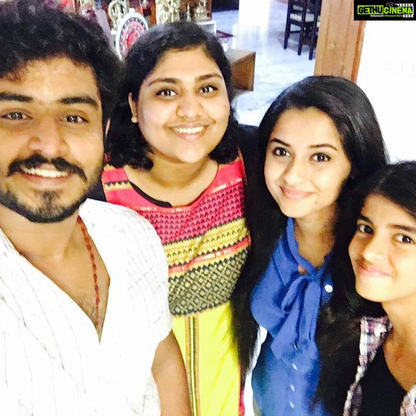 Arthana Binu Instagram - A day well spent! Met my onscreen hero and offscreen friend after so long 😊 @gokul.suresh