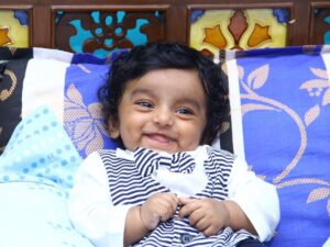 Arulnithi Instagram - Our little prince ..Magizhan😍😍😍😘😘😘